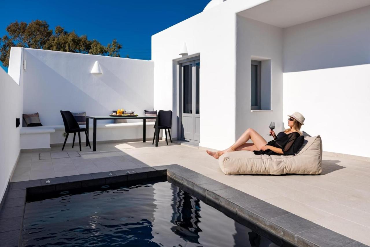 Charming Santorini Villa 2 Bedrooms Premium Villa Private Heated Pool And Refined Interior Perissa 外观 照片